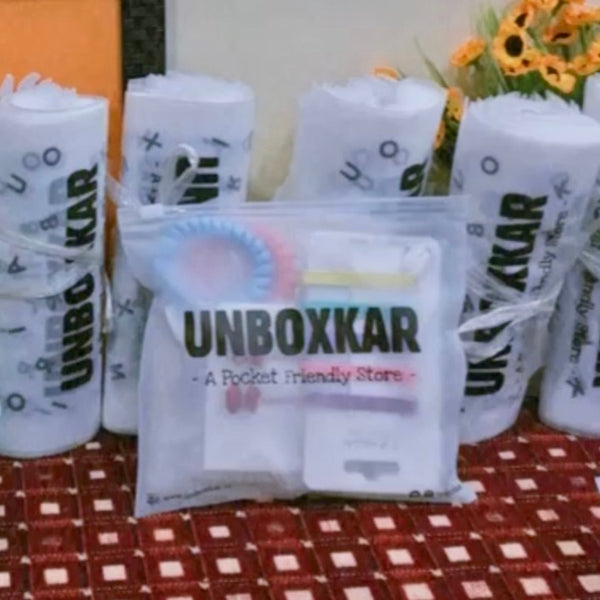 Unboxkar Zipper Pouch 😍 ( Pack of 5 )