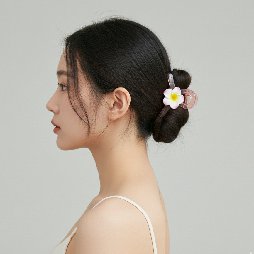Pastel Floral Mini Hair Claw – UBK3704