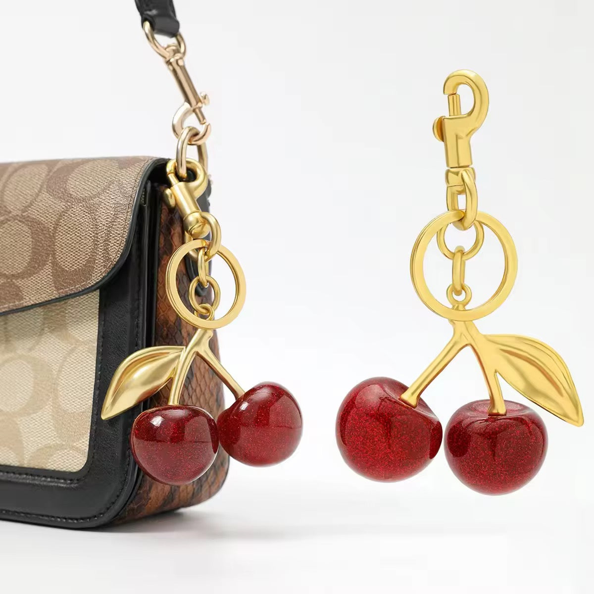 Cherry Bag Charm Keychain – UBK3825