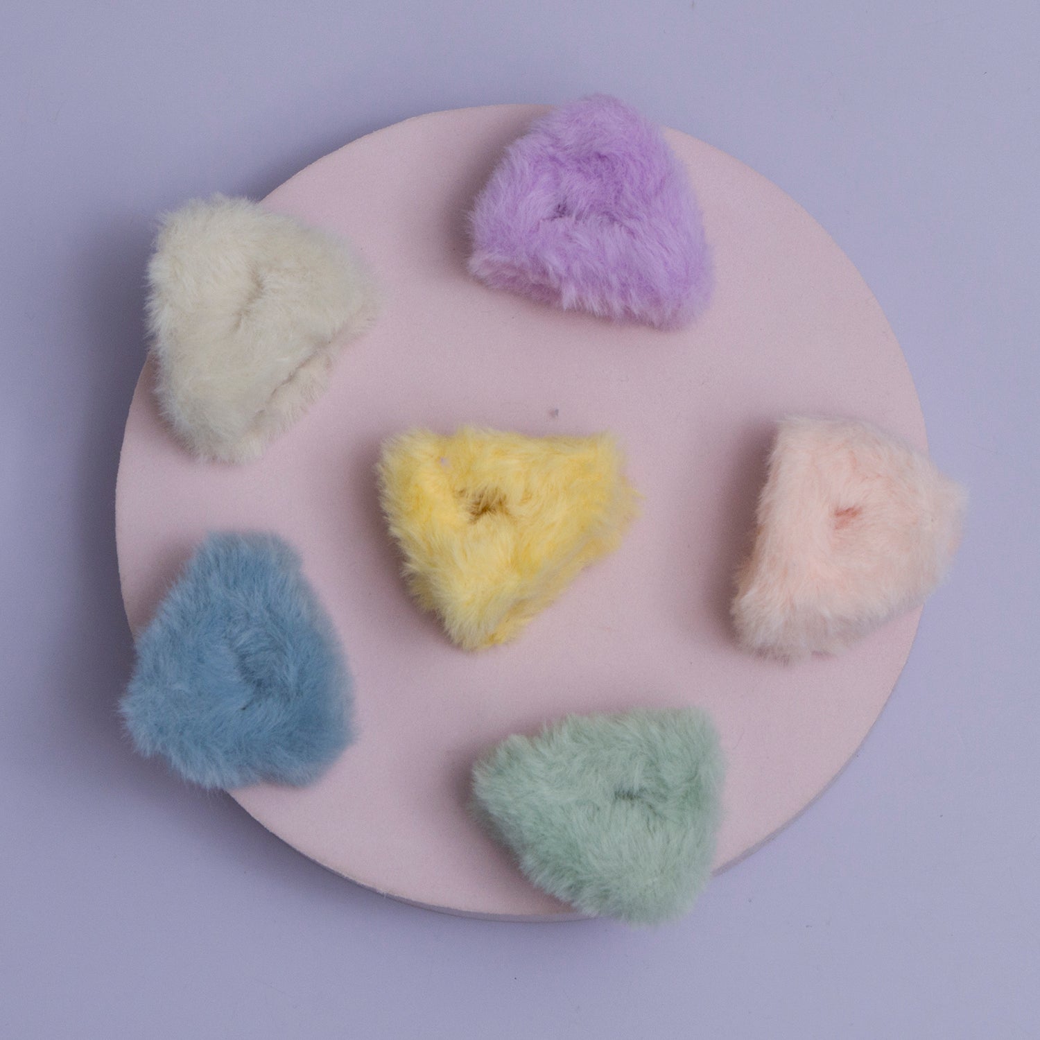 Triangle mini fur hair Claws - UBK2978