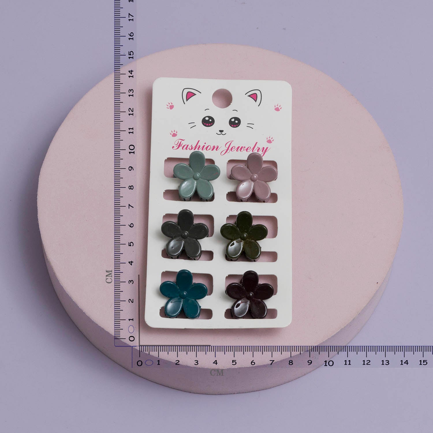 Mini Gloss hair claw (6Pcs) - UBK2980