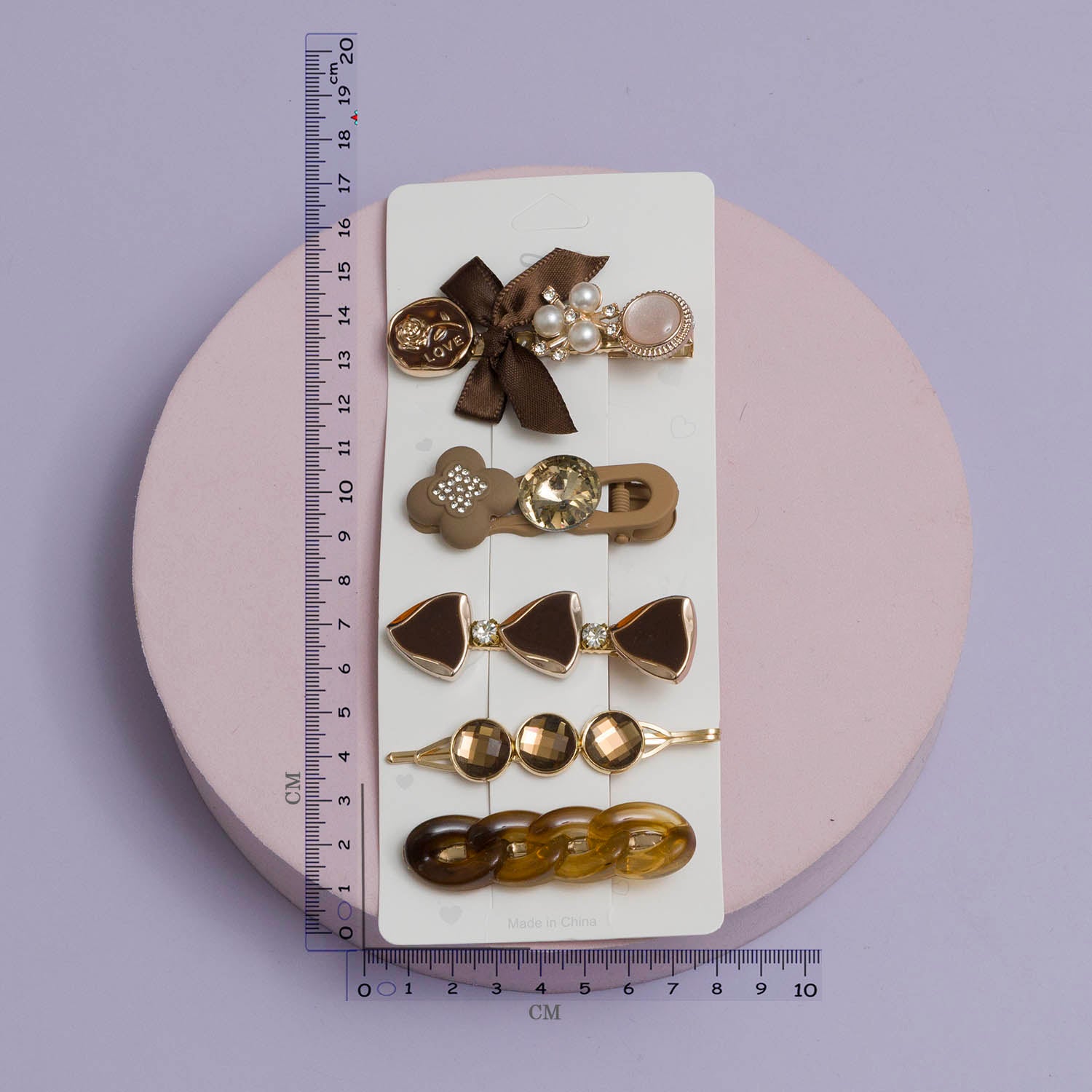 Korean style Hair pins card (5Pcs) - UBK2981