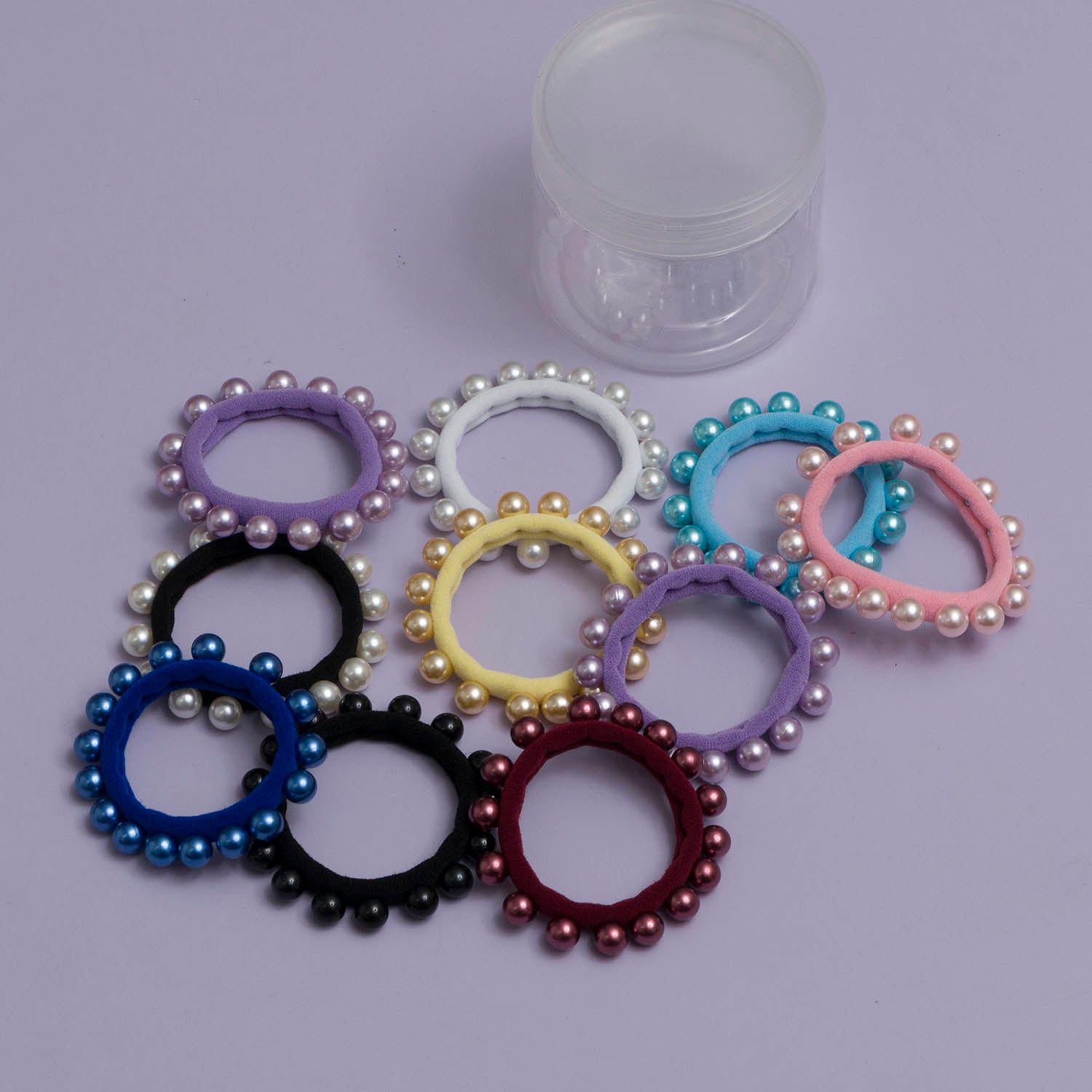 Pearl hair ties (5Pcs) - UBK2994
