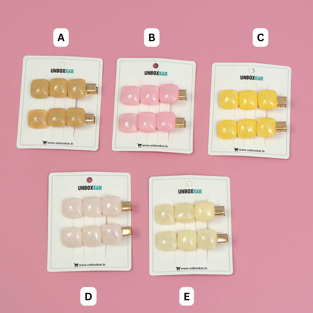 Charm hair pins (2pcs) - UBK2744