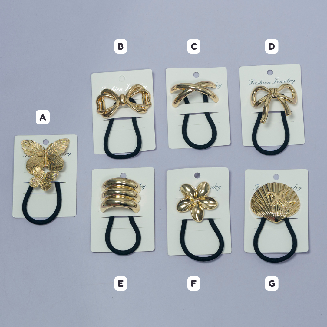 Golden Metal Hair Tie – UBK3107
