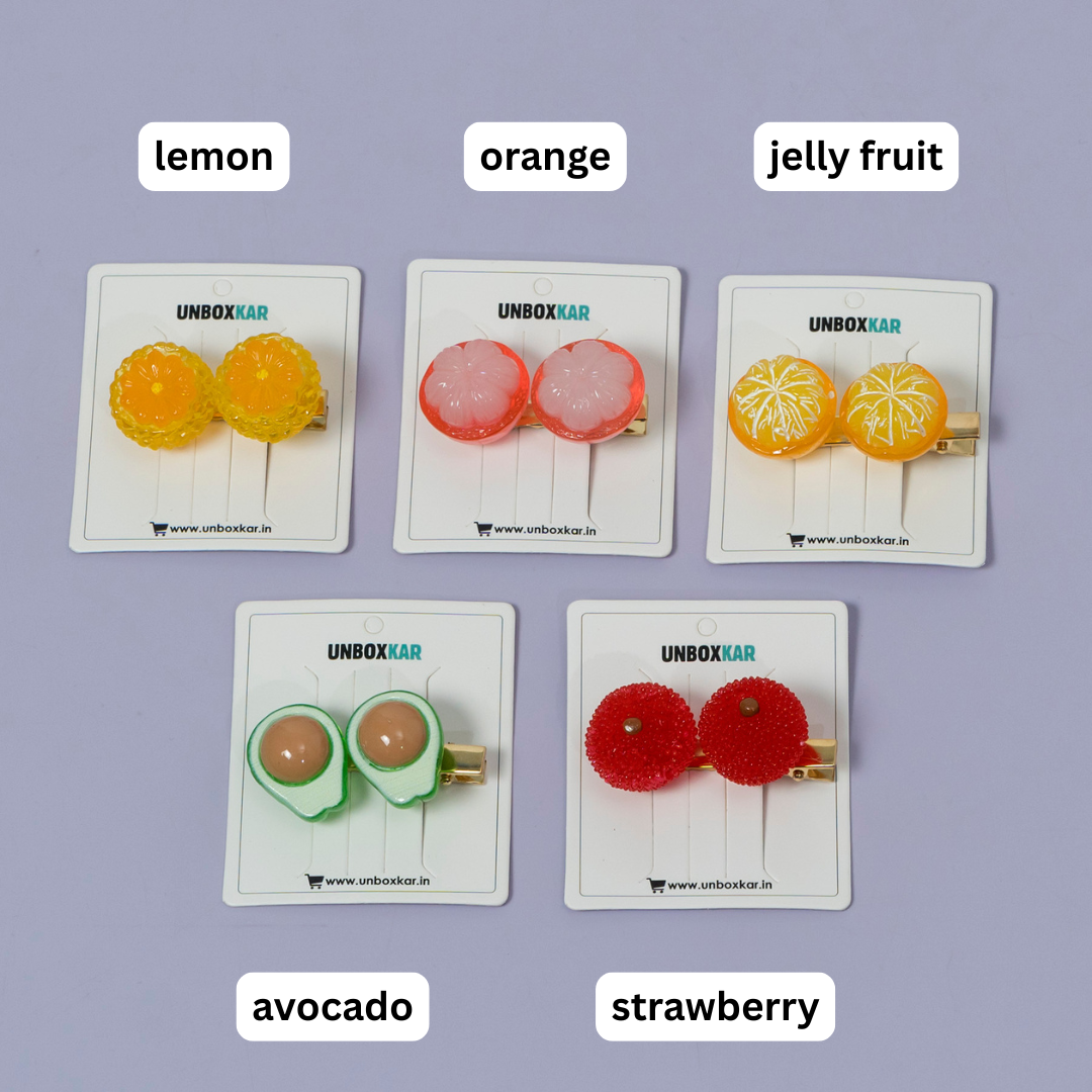 Fruit-Themed Hair Pins – UBK3433