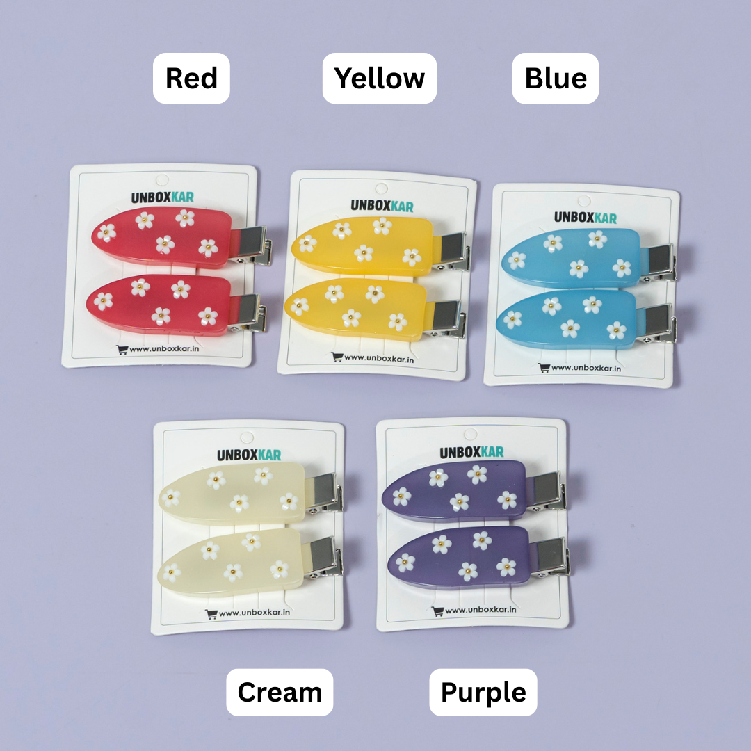 Matte Daisy Hair Clips – UBK3447