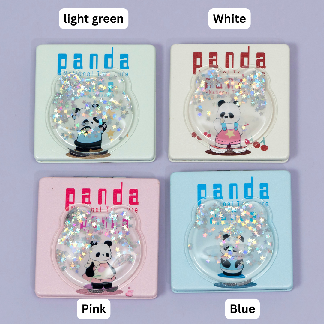 Panda Glitter Square Pocket Mirror – UBK3463
