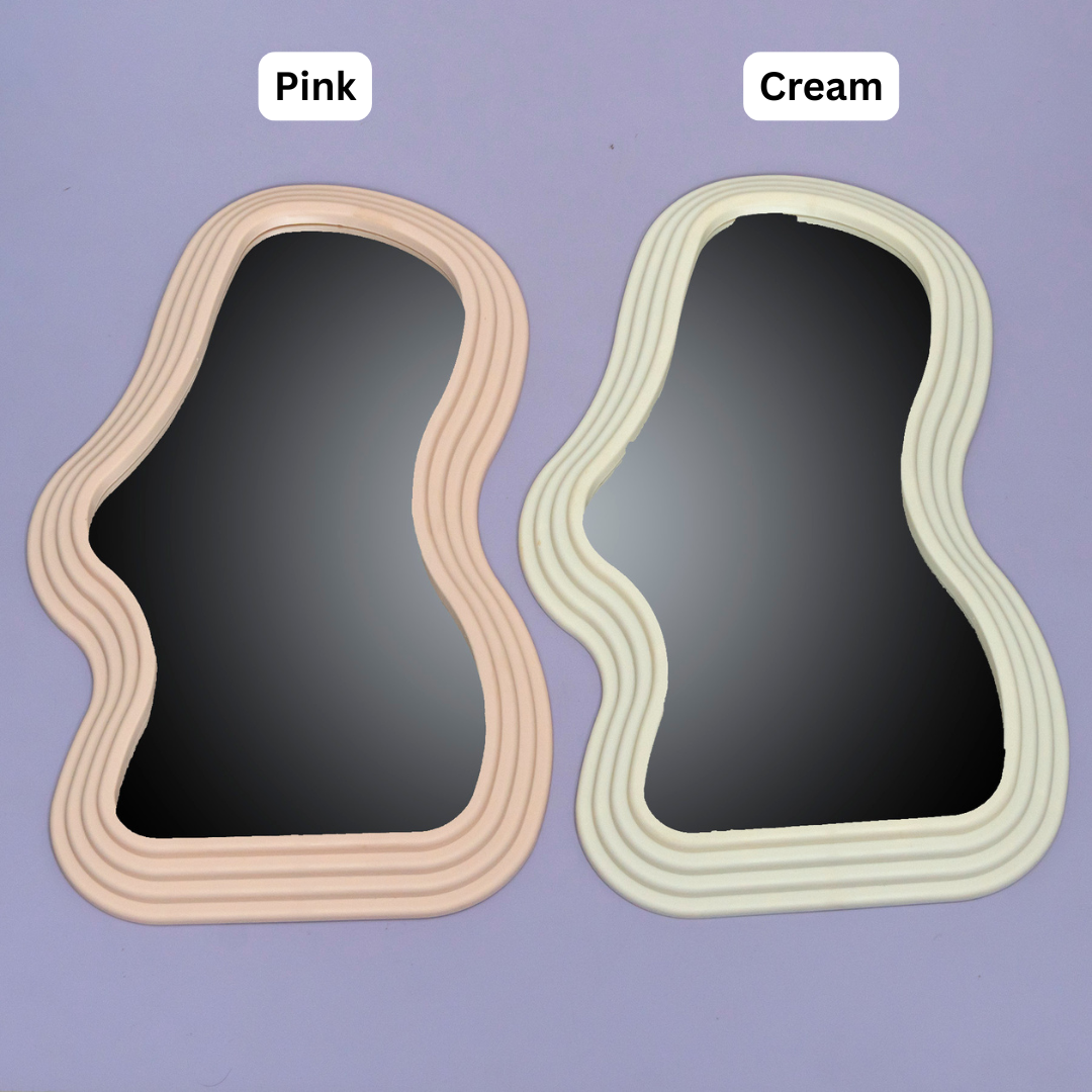 Wavy Aesthetic Wall Mirror – UBK3492
