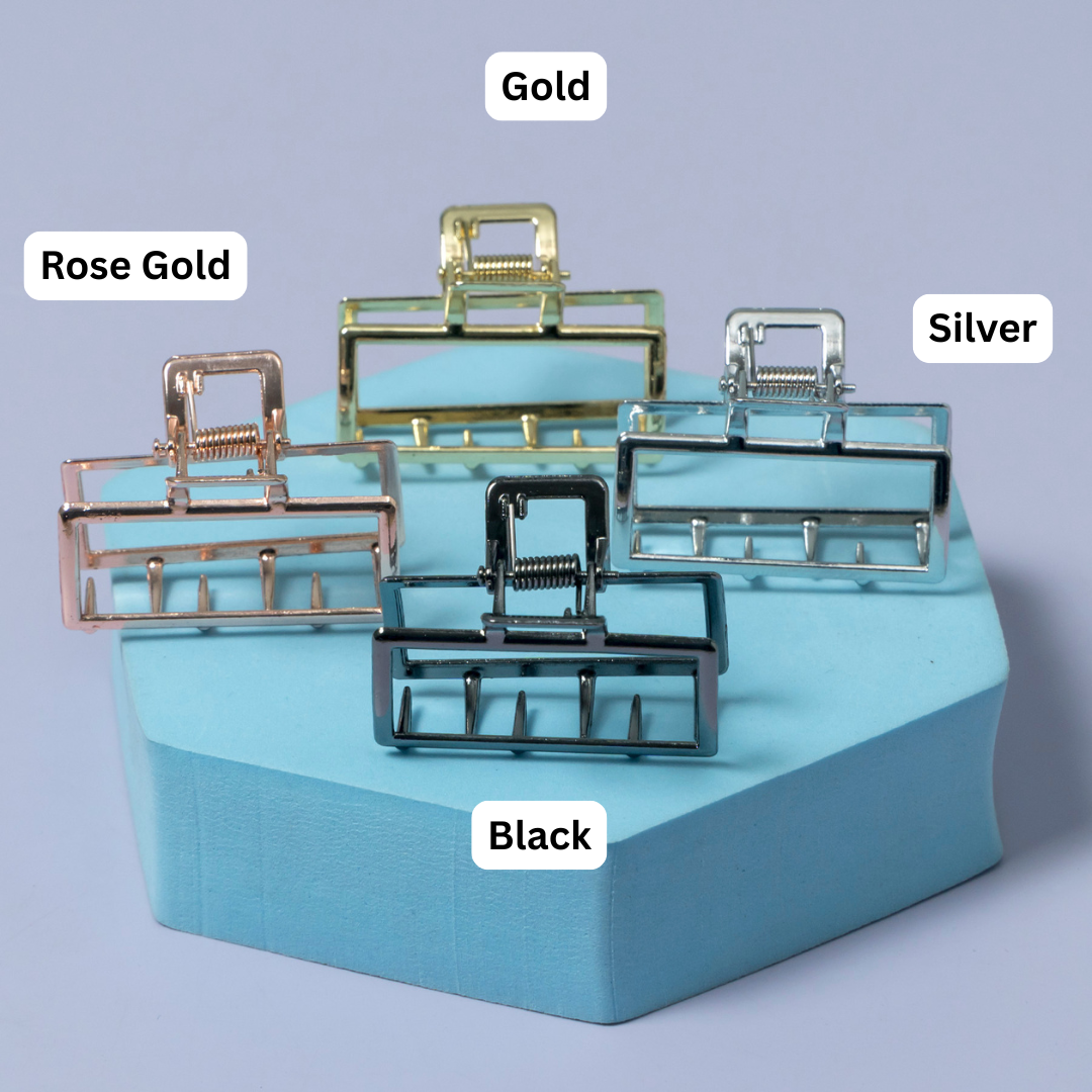 Rectangle Metal Hair Claw – UBK3495