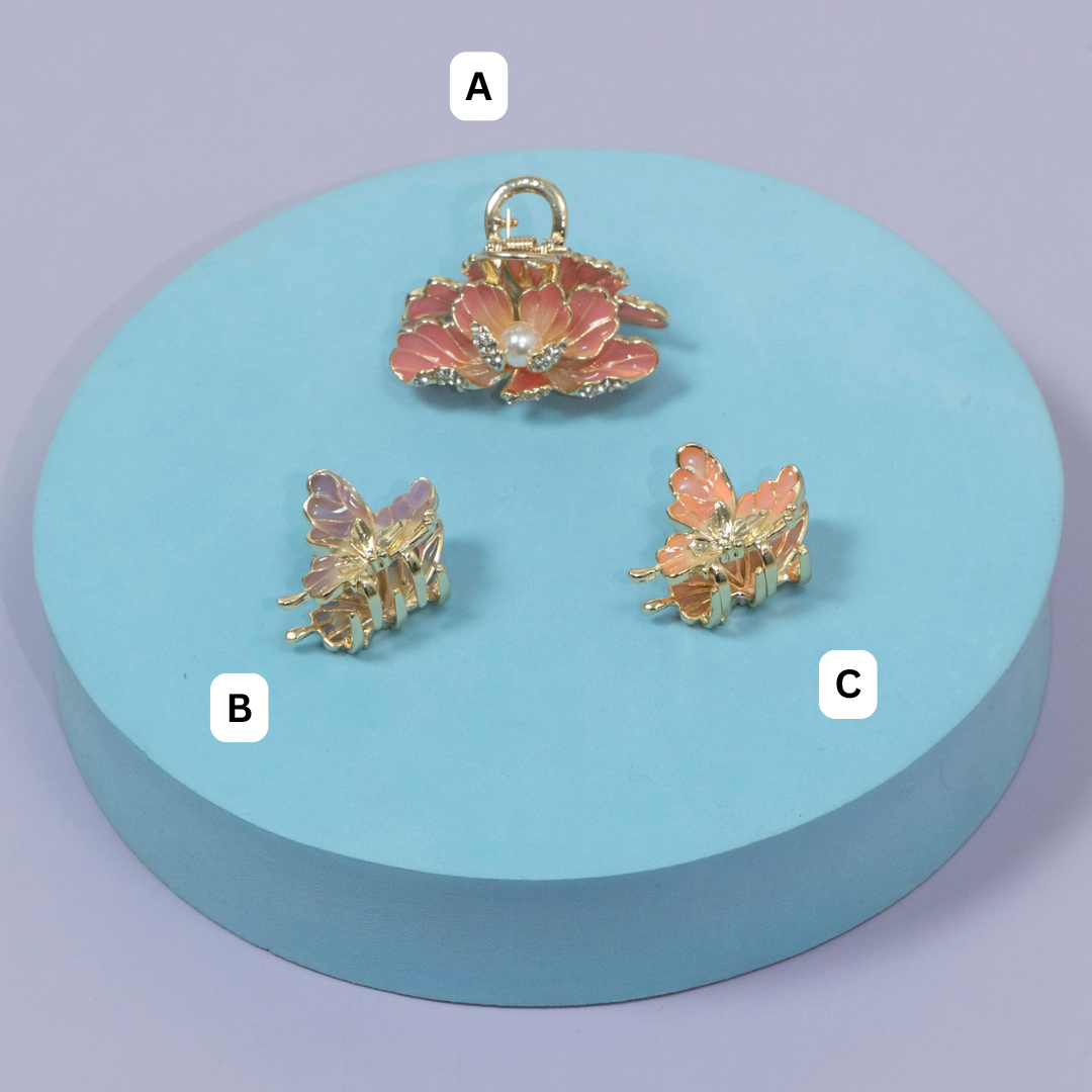 ZAYA Blossom Pearl Floral Hair Claw – UBK3521