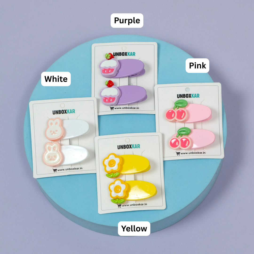 Cute Cartoon Hair Clips Set – UBK3592