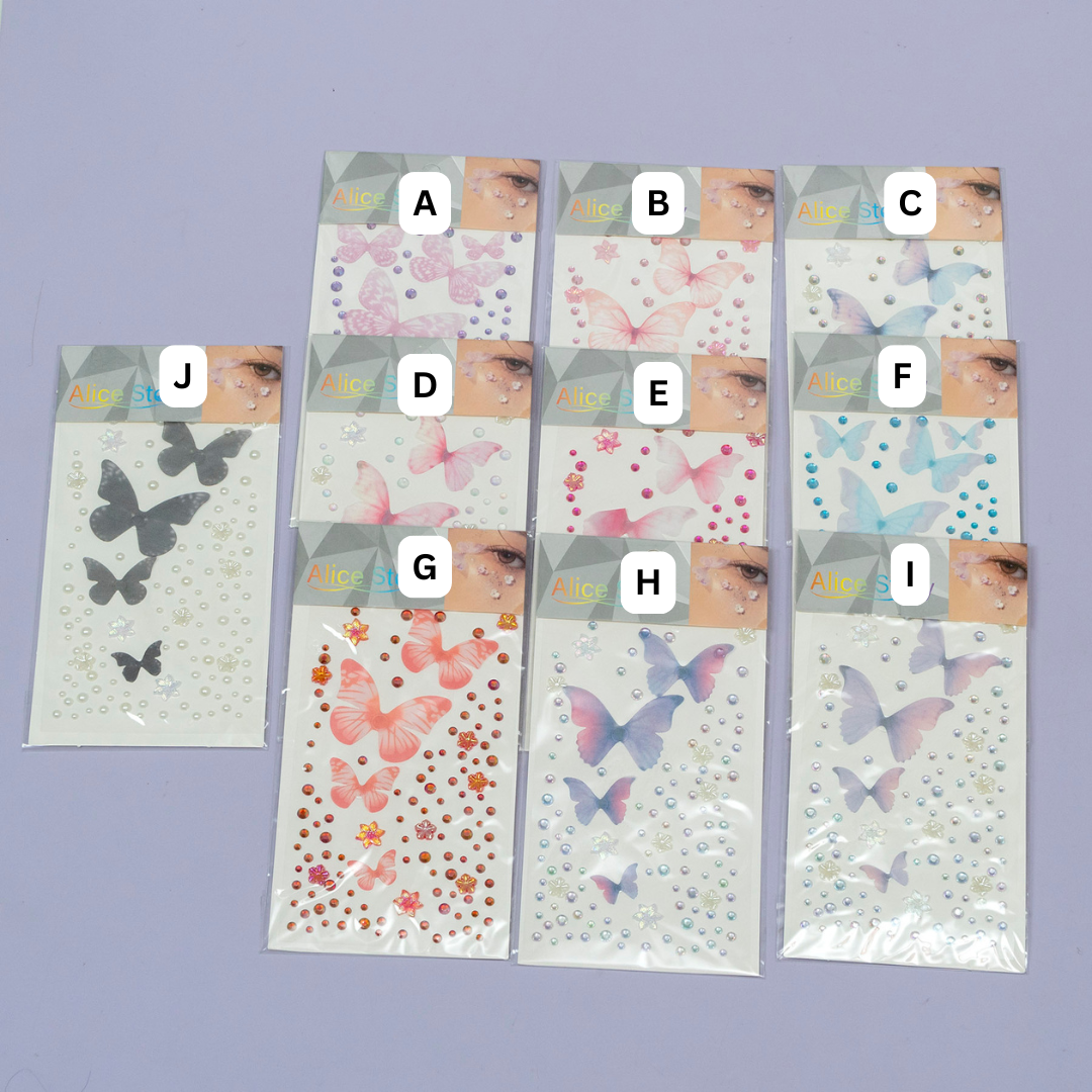 Cute Butterfly Nail Sticker Sheet – DIY Nail Art - UBK3635 - 🔥 50% OFF!