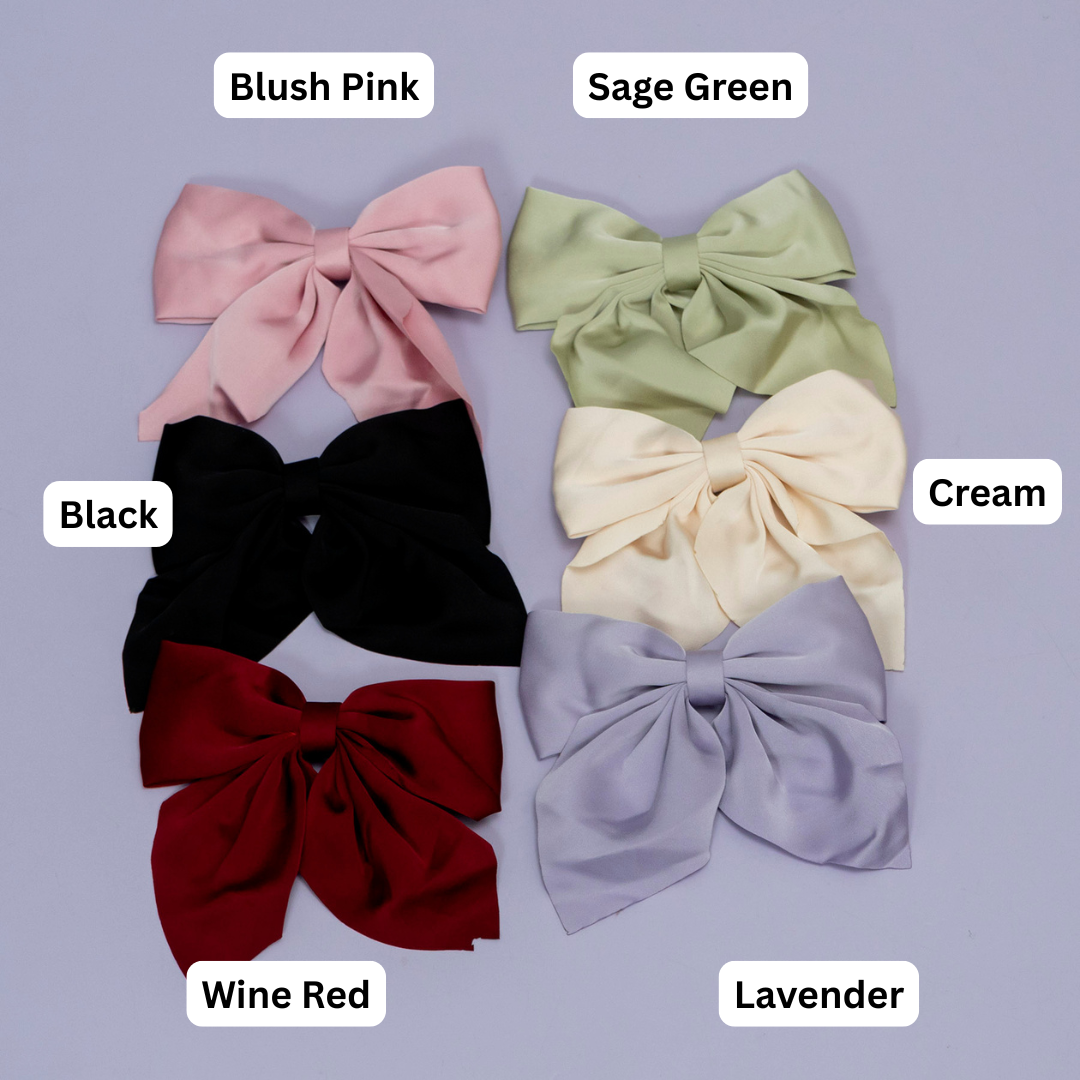 Elegant Fabric Bow Hair Clip – UBK3661