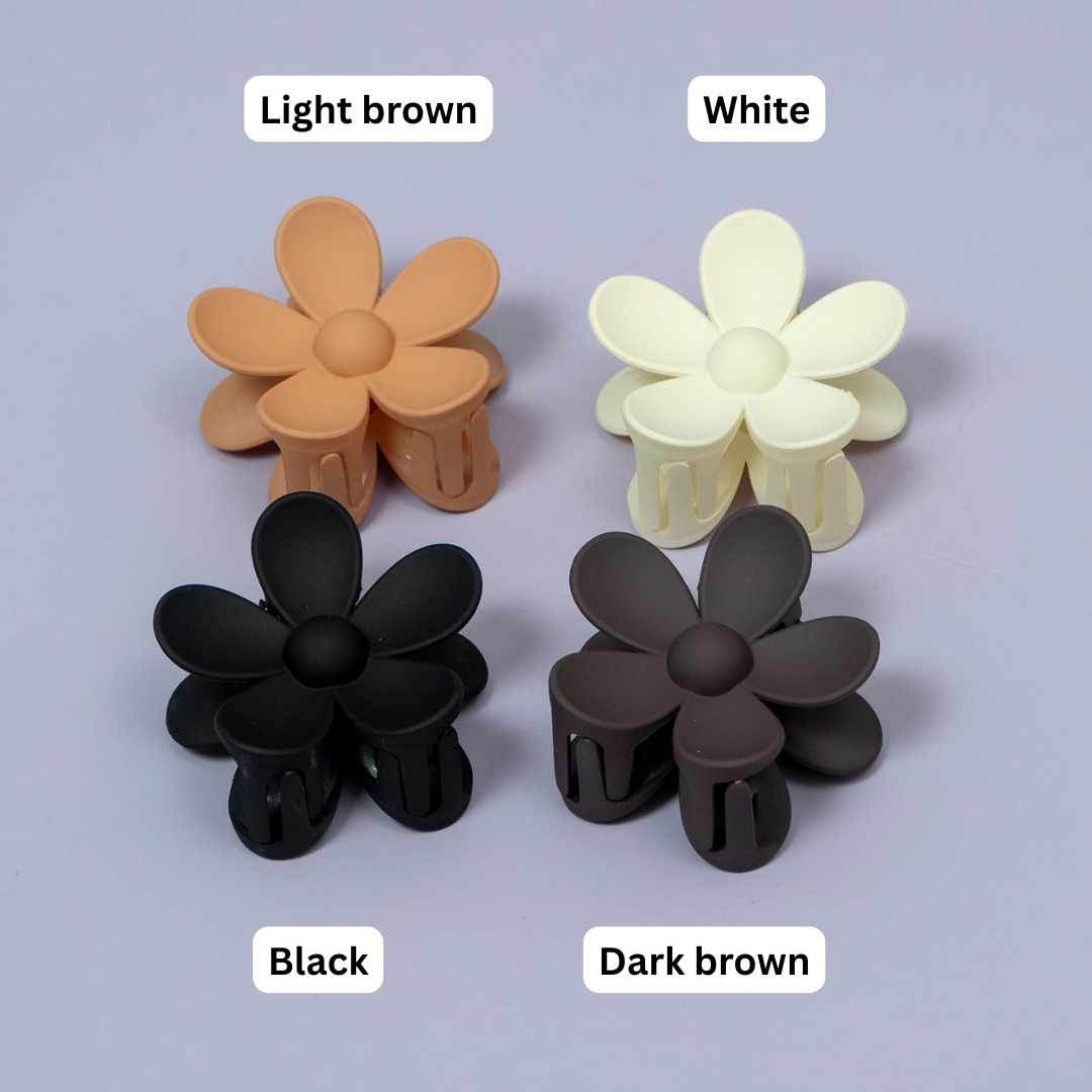 Matte Flower Hair Claw – UBK3668