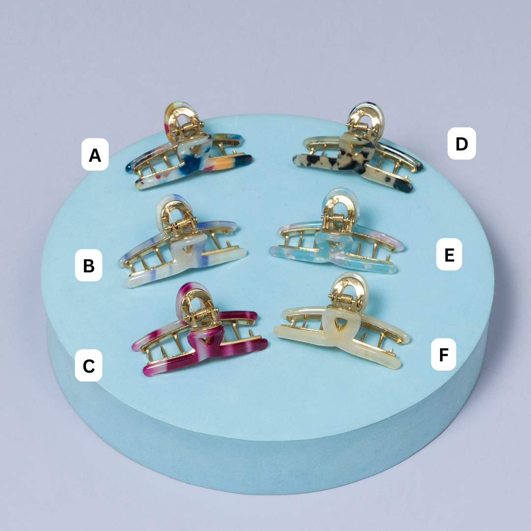 Classic Arch Resin Hair Claw – UBK3677