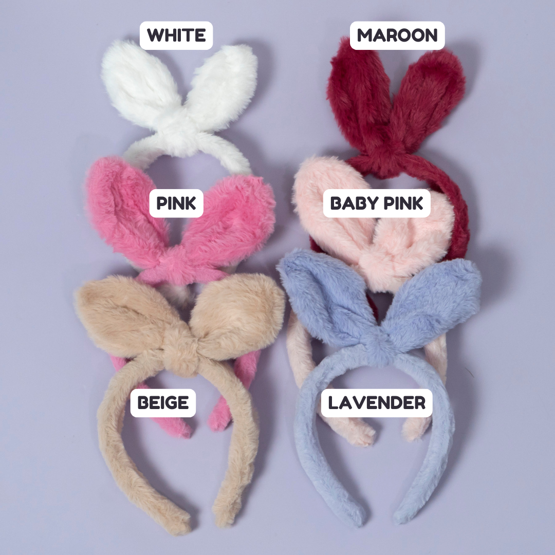 Furry Bunny Ear Headband – UBK3390