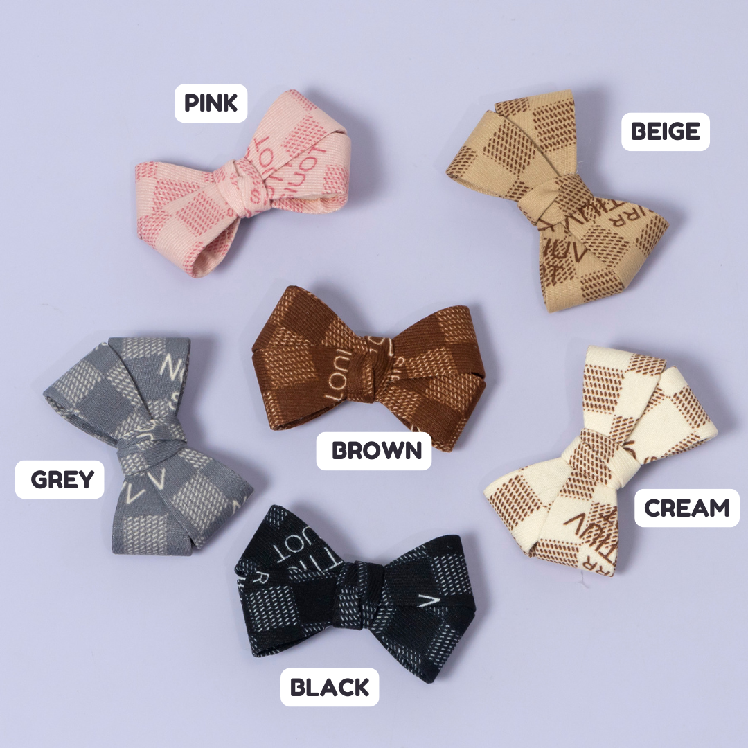 Printed Bow Hair Clip – UBK3392