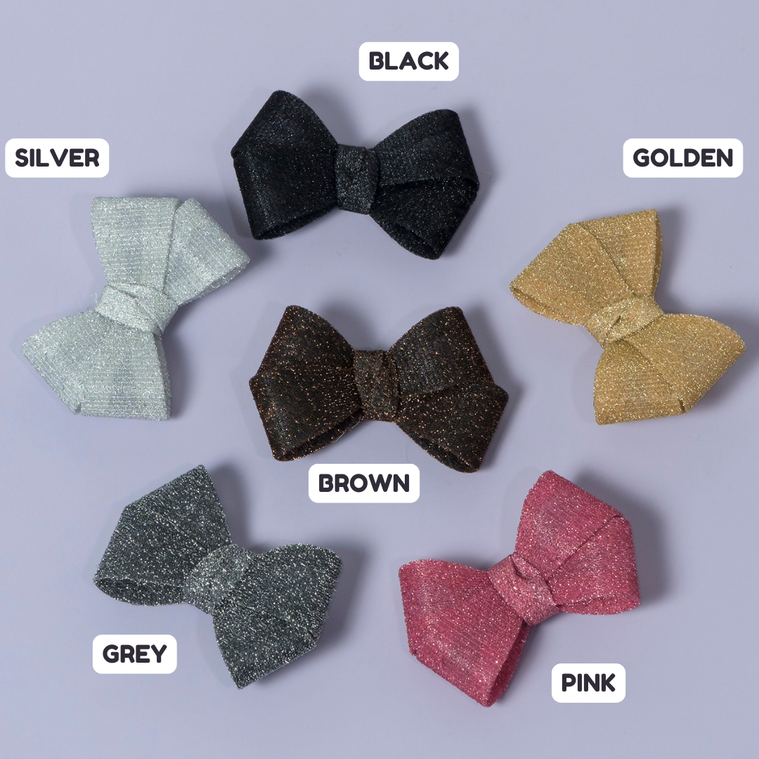 Glitter Bow Hair Clip – UBK3395