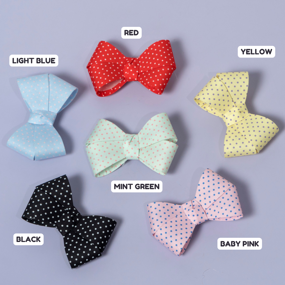 Polka Dot Bow Hair Clip – UBK3398