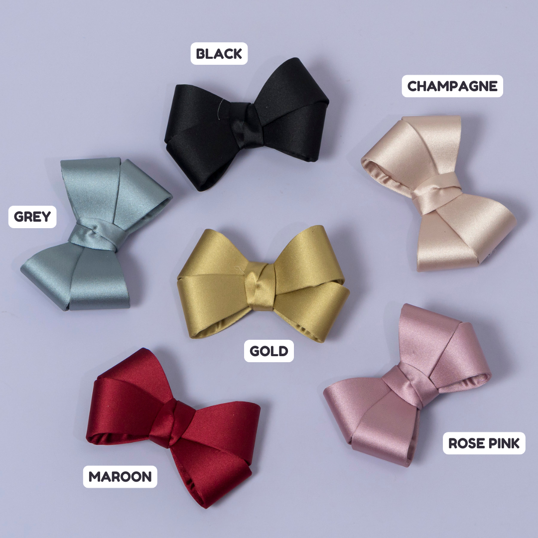 Satin Bow Hair Clip – UBK3399