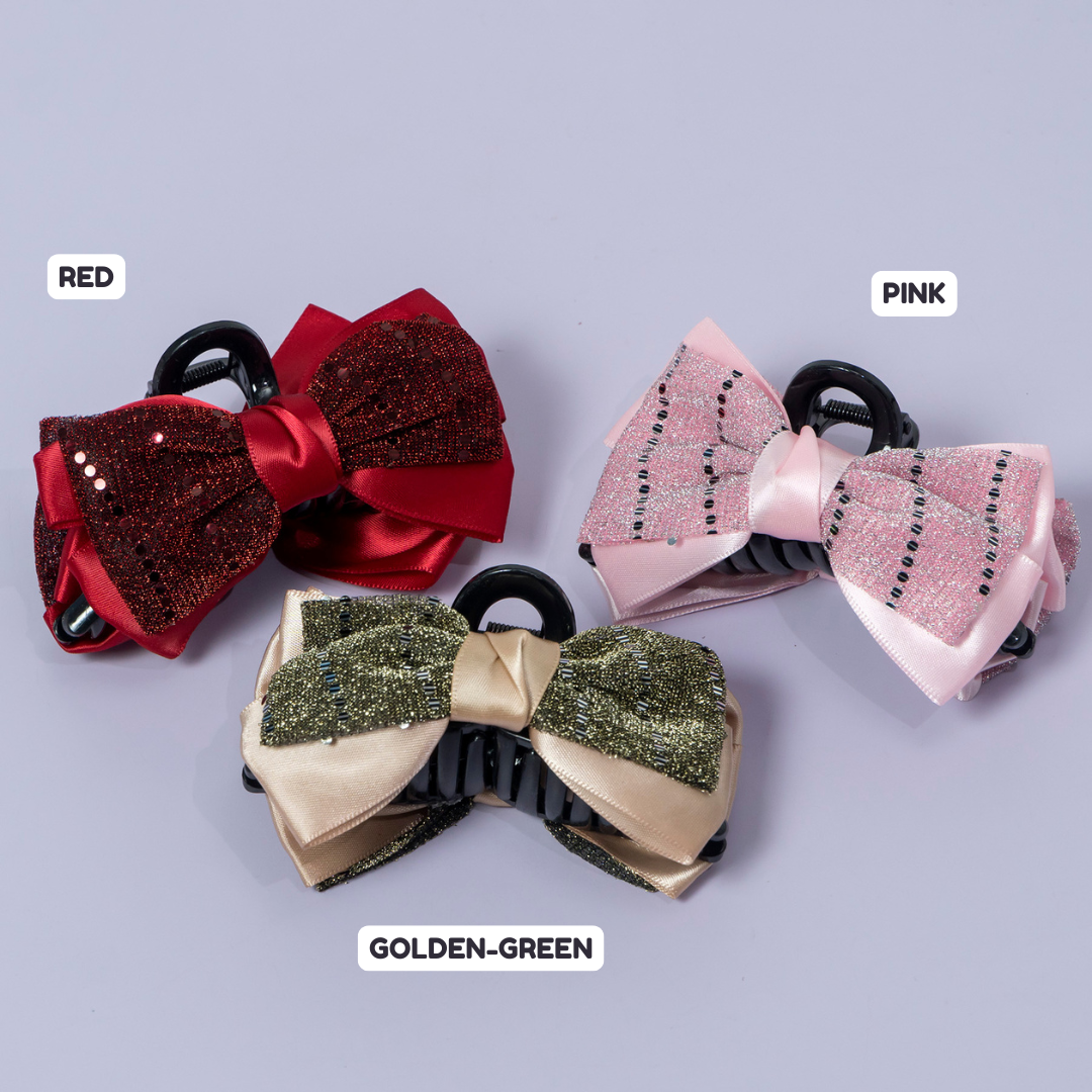 Sequin Bow Clutcher – UBK3404