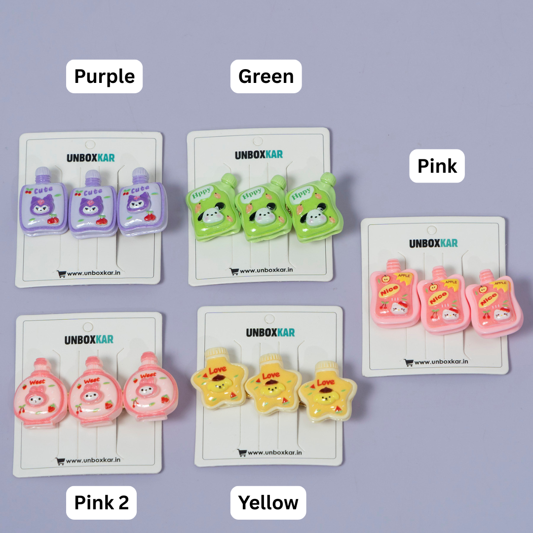 Cute Bottle Hair Pins – UBK3434