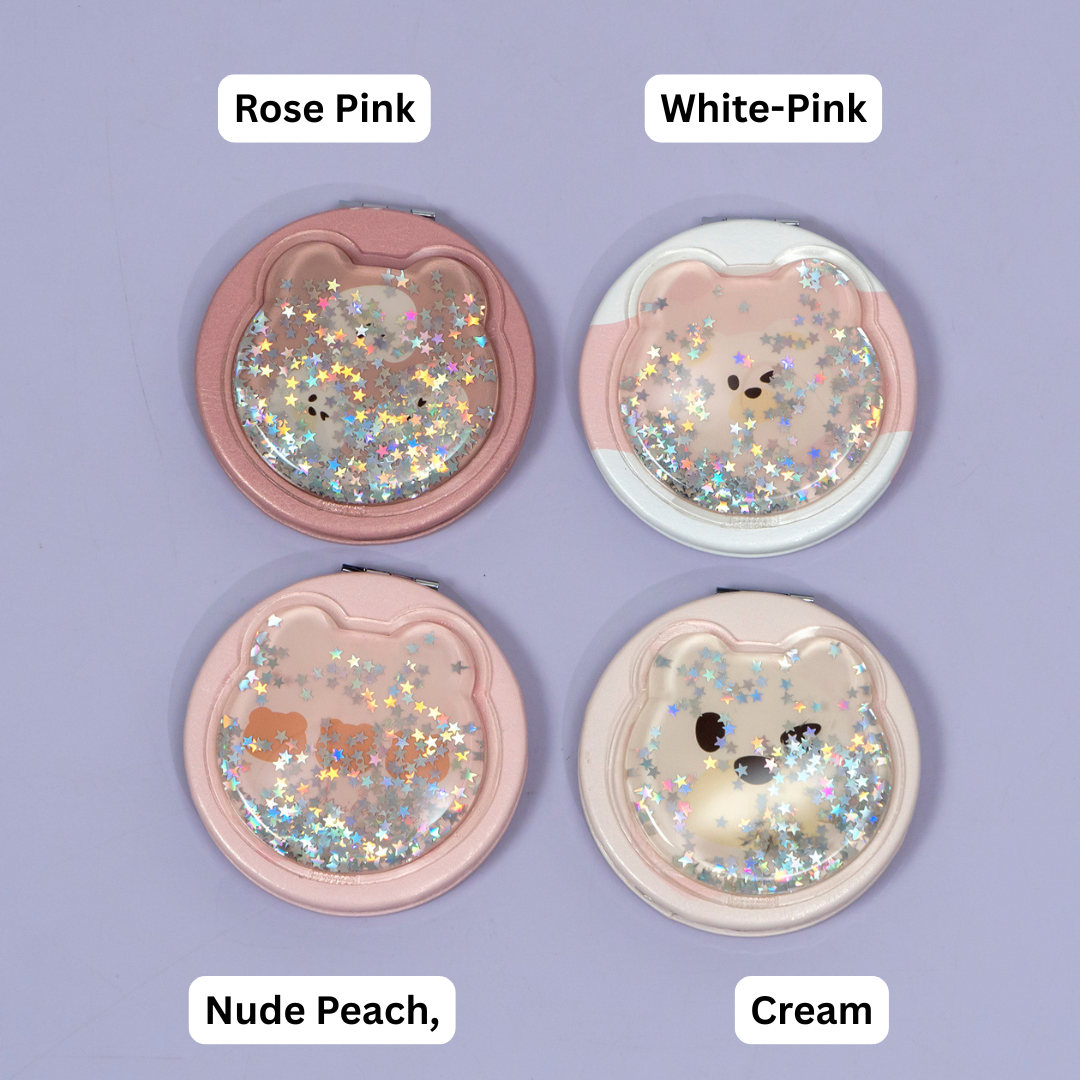 Cute Bear Shaker Pocket Mirror – UBK3479