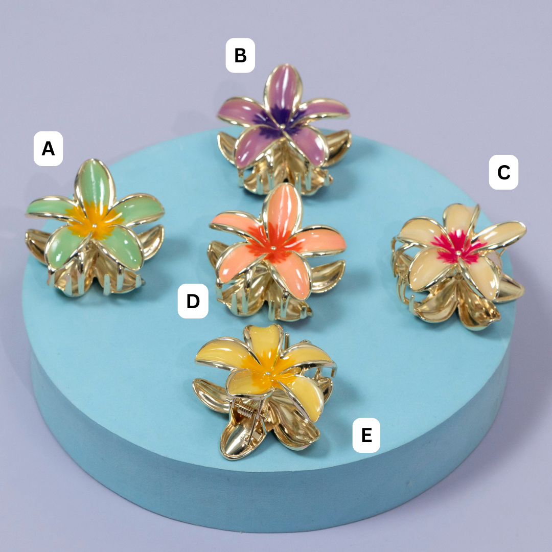 ZAYA Blossom Enamel Hair Claw – UBK3507