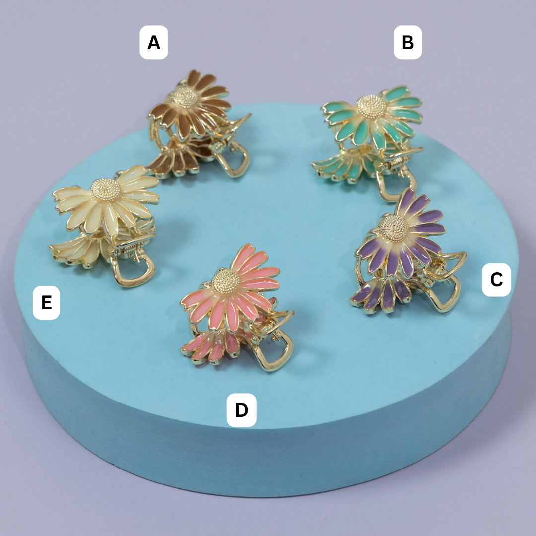 ZAYA Daisy Bloom Enamel Hair Claw – UBK3517