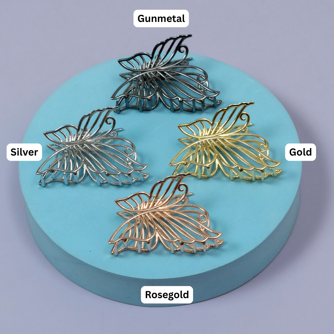 Butterfly Wing Metal Hair Claw – UBK3535