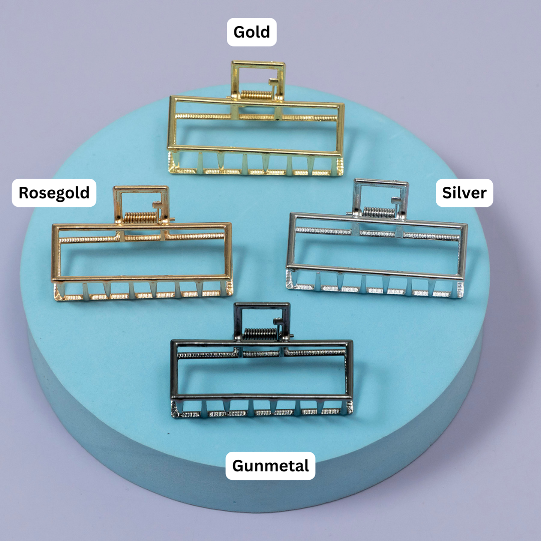 Rectangle Metal Hair Claw Clip – UBK3536