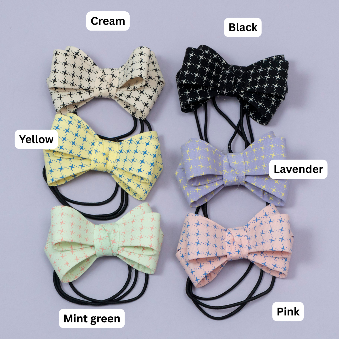 Printed Bow Hair Tie – UBK3583