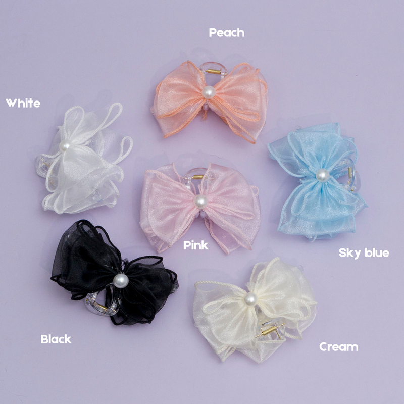 Shimmer Bow Hair Claw - UBK2835