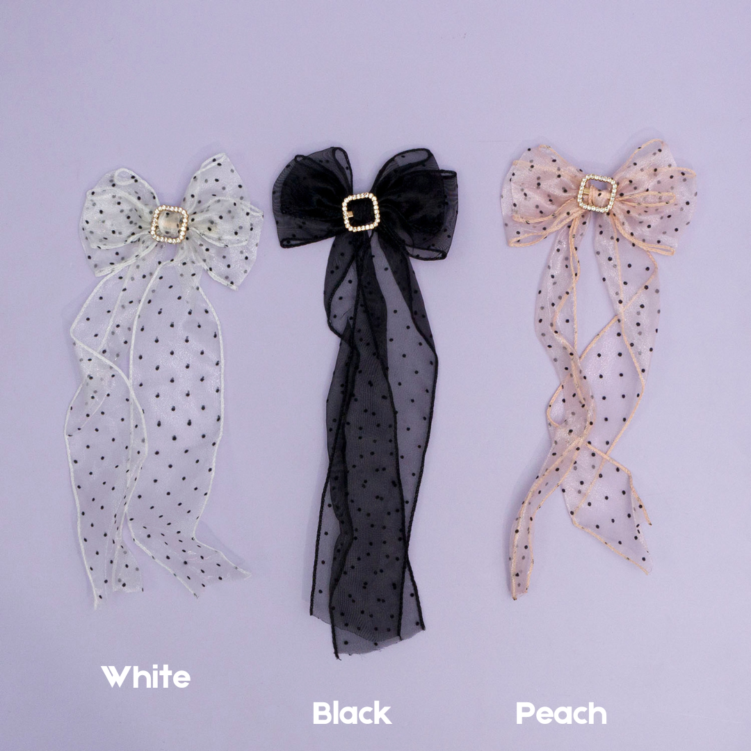 Organza Bow hair pins  – UBK2858