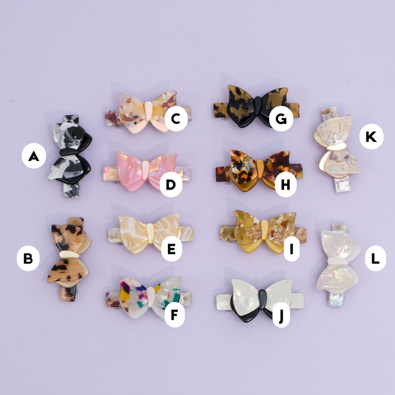 Marble Finish barrettes - UBK2869