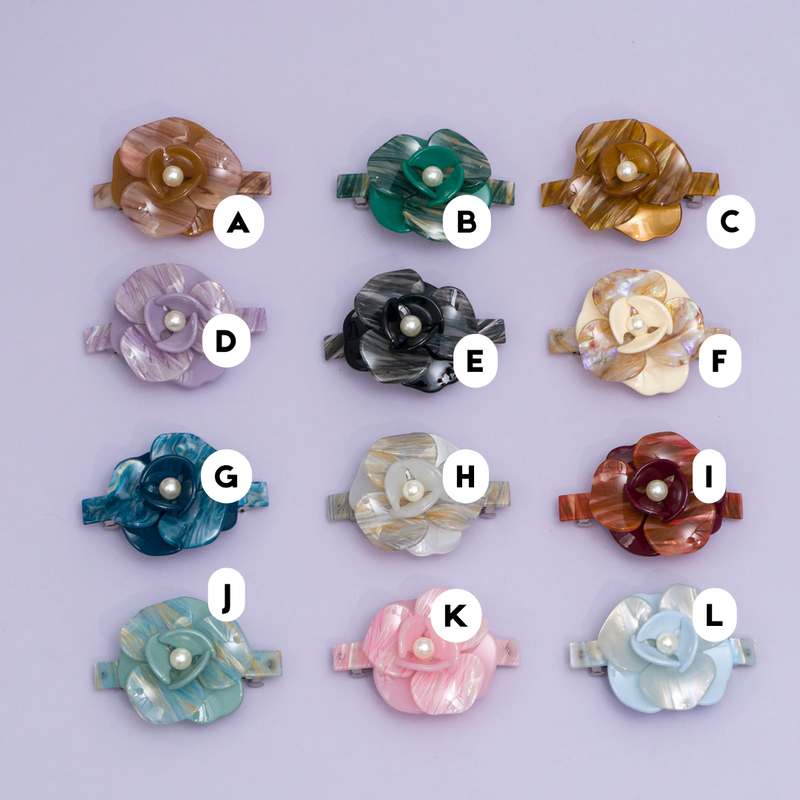 Marble Finish barrettes - UBK2877