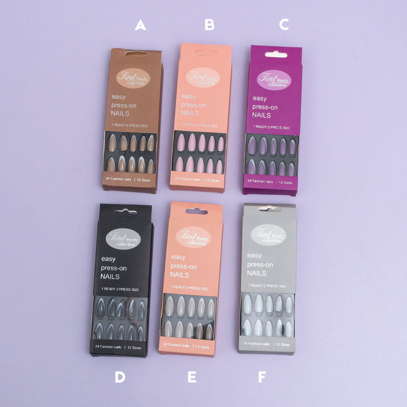 Glossy Artificial nails - UBK2937