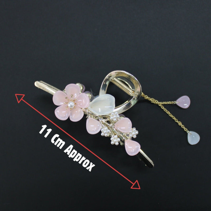 Butterfly & Flower Hair Clutcher - UBK1462 - Unboxkar.in