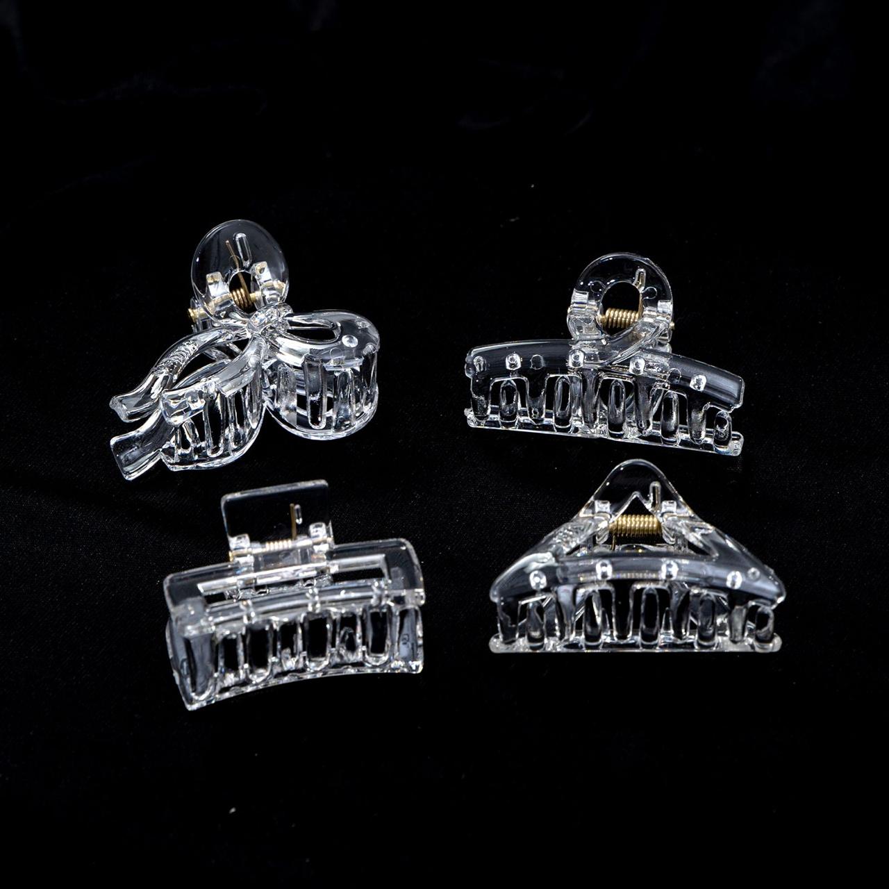 Daily wear hair claw (Set of 4) - UBK2348 - Unboxkar.in