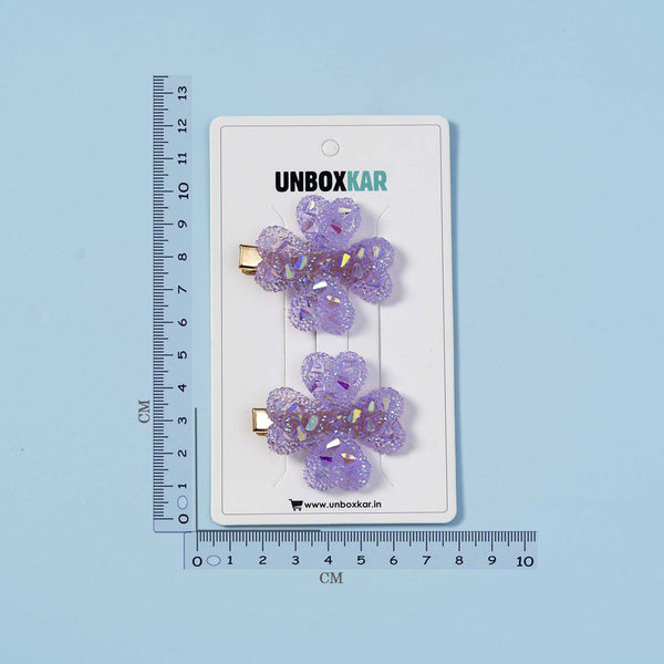 Glitter hair pins - UBK2637 - Unboxkar.in