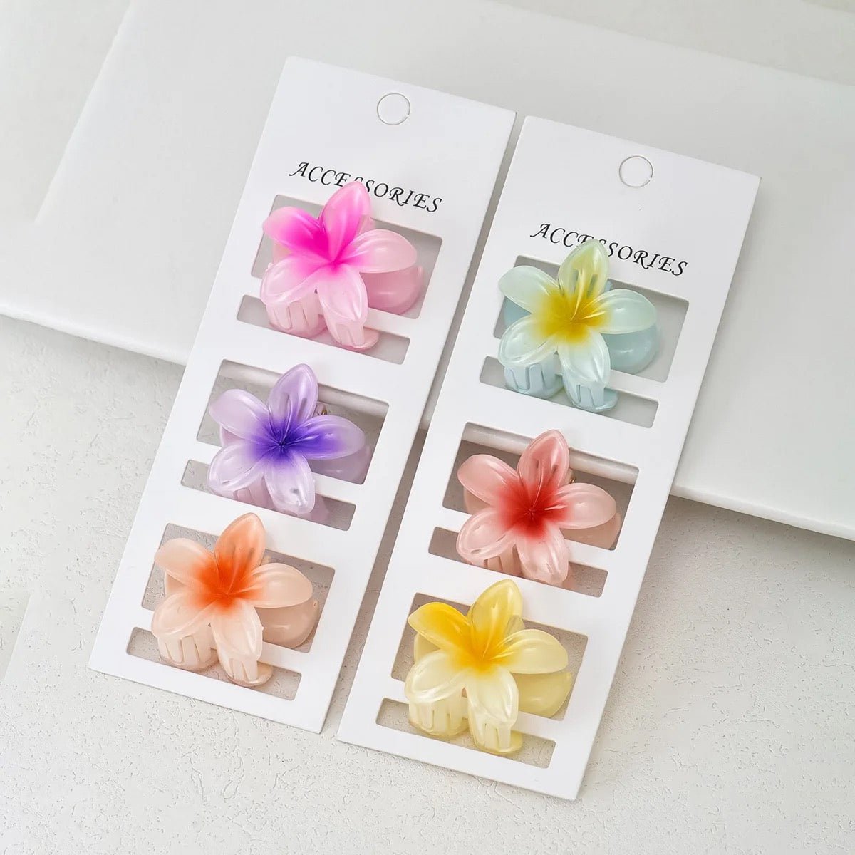 Hawaii mini hair claws (Pack of 6) - UBK2562 - Unboxkar.in