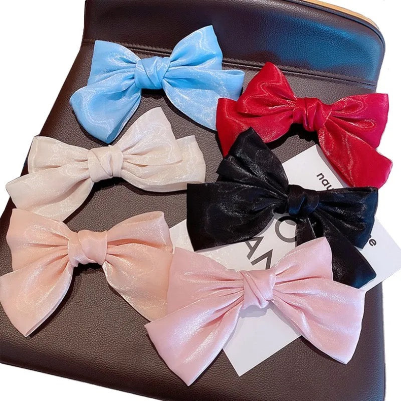 Shiny bow Hair Pin - UBK1681