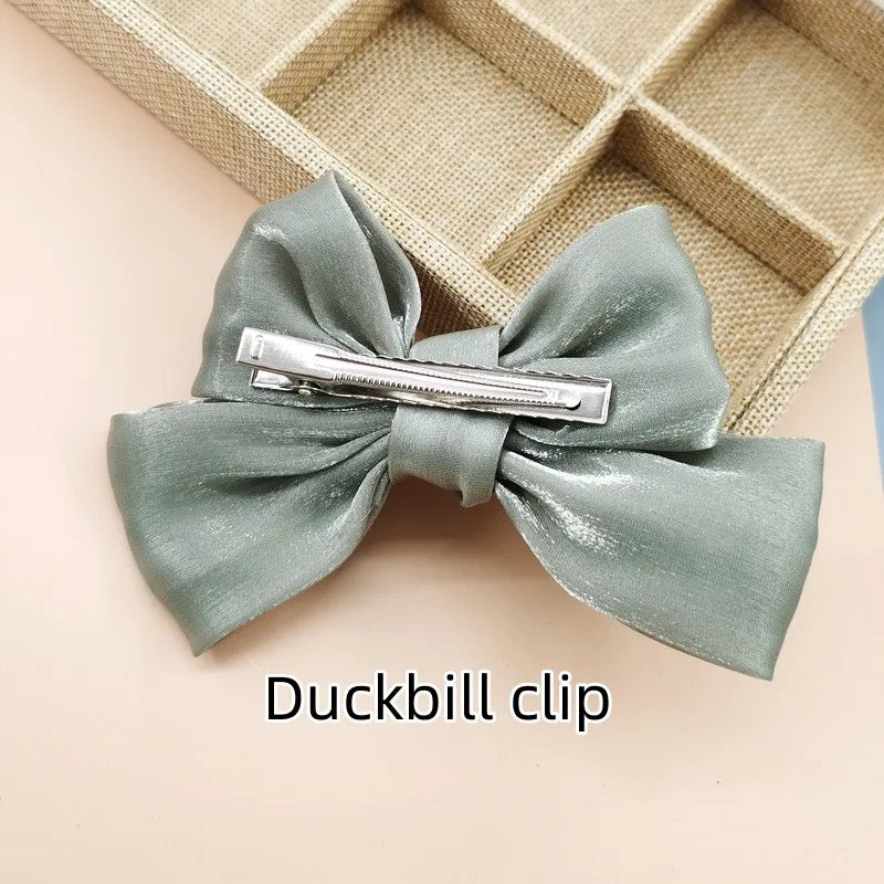 Shiny bow Hair Pin - UBK1681