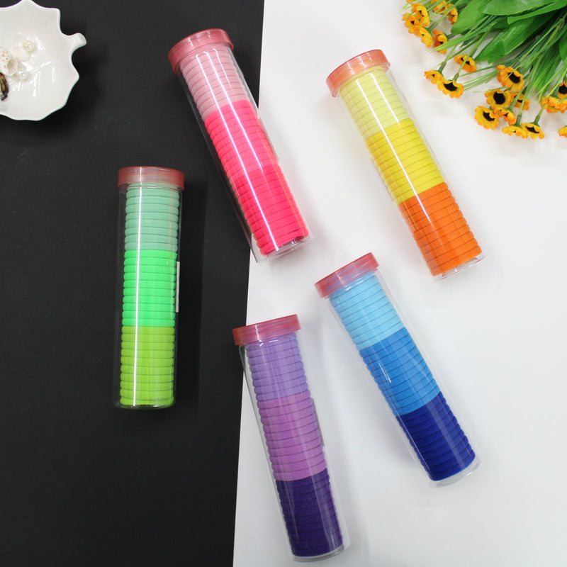 Colourful Daily Wear Rubbers With Bottle - UBK1569