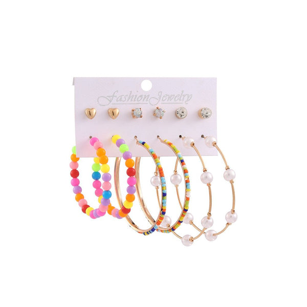 Korean Earrings set - UBK2483 - Unboxkar.in