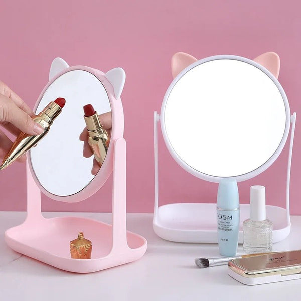 Makeup Mirror with tray 360° - UBK2217 - Unboxkar.in