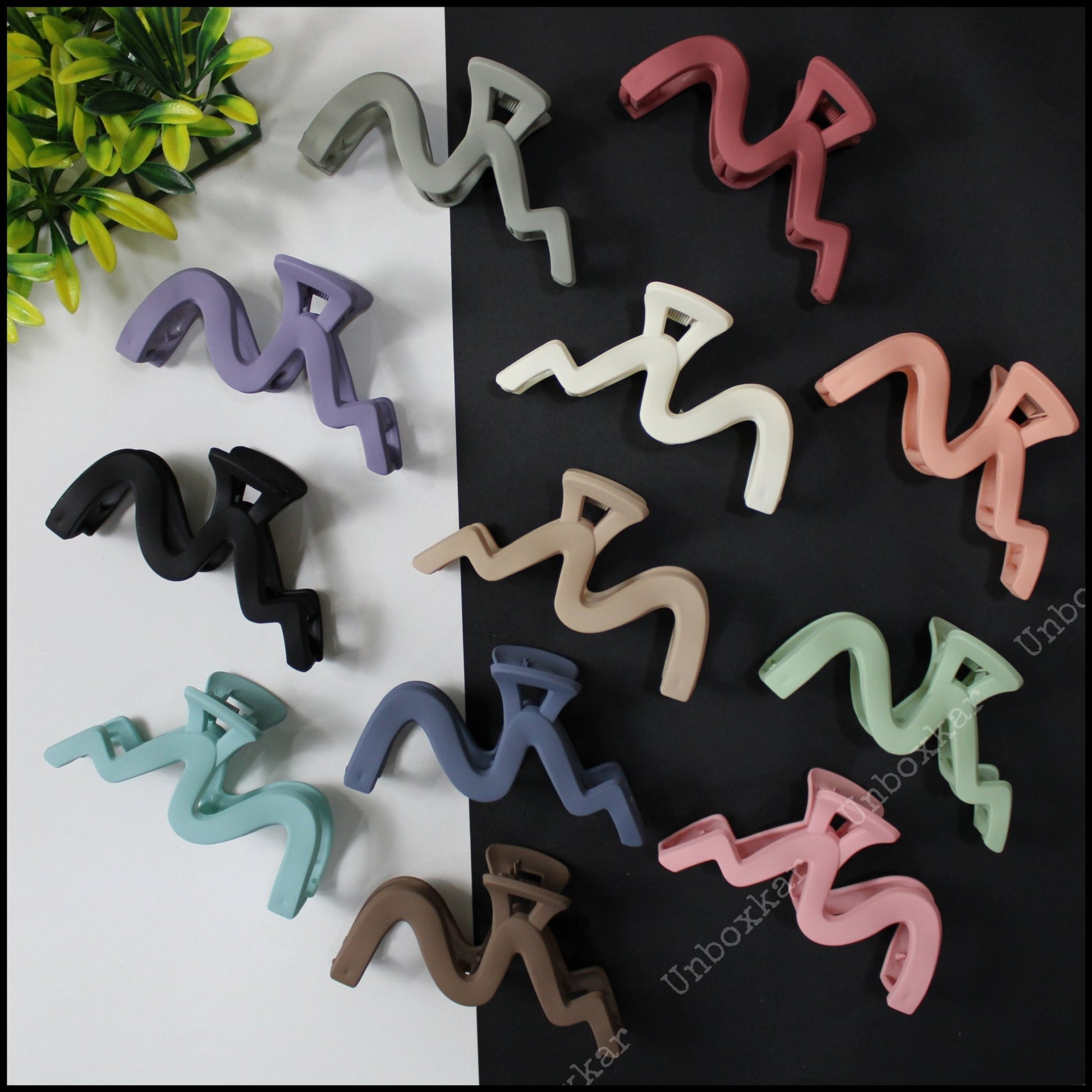 Matt Daily wear Hair Claw - UBK1056 - Unboxkar.in