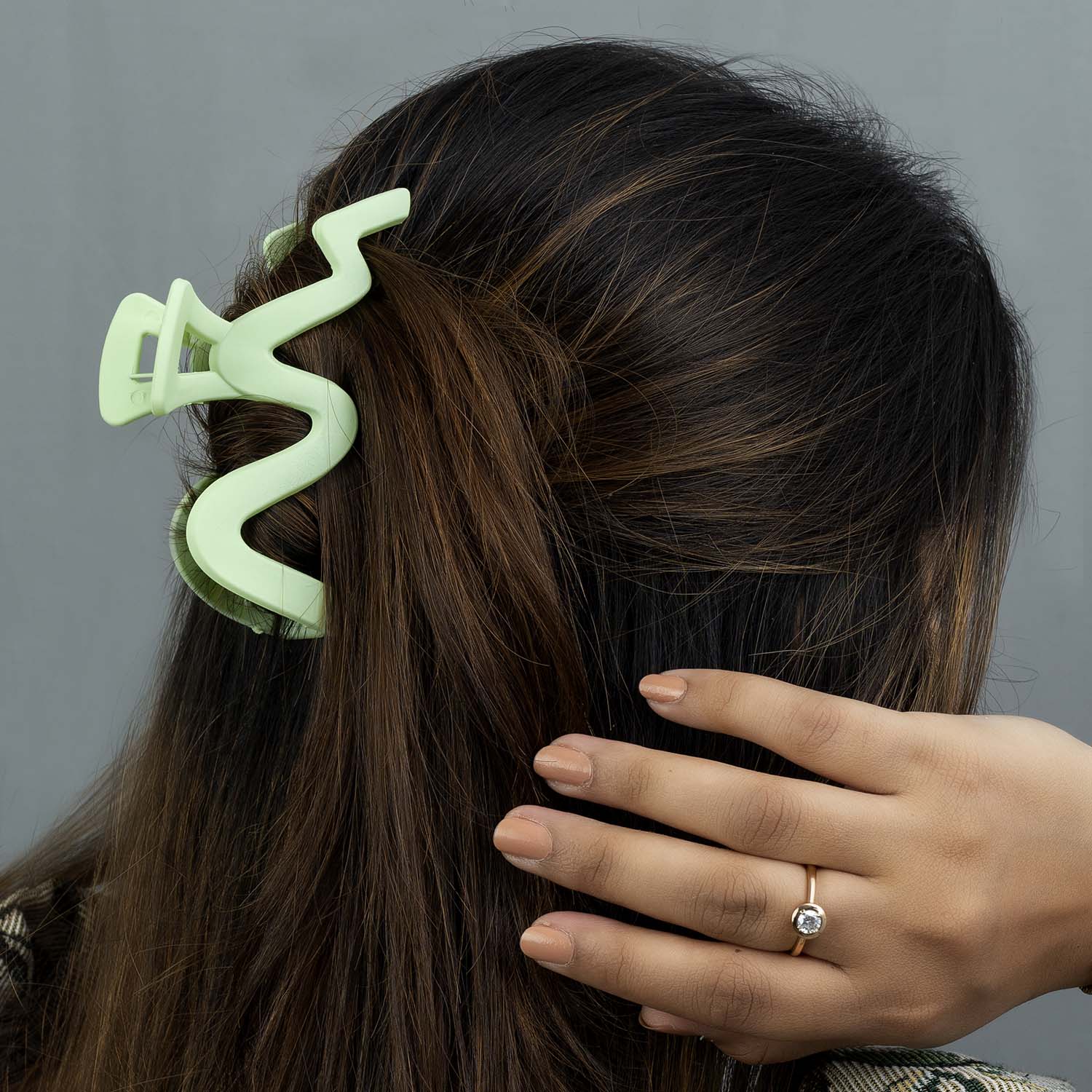 Matt Daily wear Hair Claw - UBK1056 - Unboxkar.in