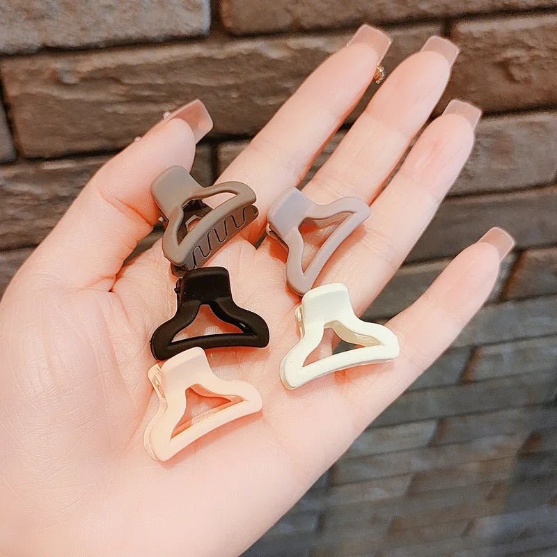 Matt Mini Hair Claw Box ( 10 Pcs ) - UBK1764 - Unboxkar.in